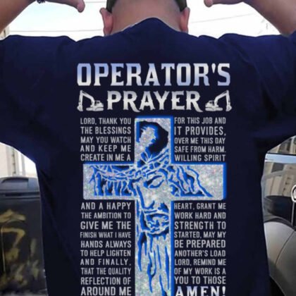 Operator’s Prayer Operator Apparel - Blessed Cross Design