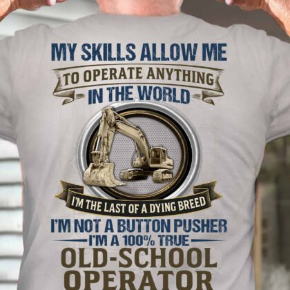 Old-School Operator Apparel – Heavy Equipment Pride